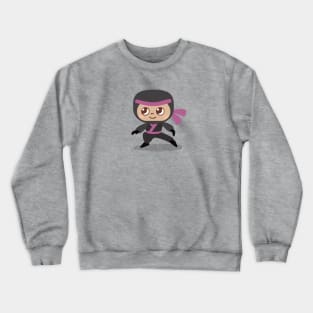 Purple Ninja Crewneck Sweatshirt